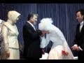 مفاجأة إبنة الرئيس التركى تقبل يده فى حفل زفافها وبحضور أردوغان وزوجته