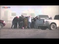 بالفيديو : انقلبت سيارته بسرعة 300 كلم وتحطمت .. ونجا!!