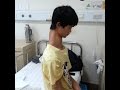 بالفيديو .. صاحب أطول رقبة يأمل في علاج يُنهي آلامه