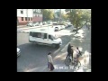 رجل ينقذ فتاة روسية من حادث بطريقة فريدة