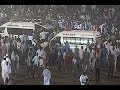 كارثة فى مدرجات الهلال السودانى واصابات بالجملة بسبب سقوط لوحة اعلانية
