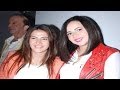 دنيا سمير غانم تحتفل مع شقيقتها إيمي بفيلم هاتولي راجل بحضور الفنانين وزوجها