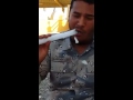 بالفيديو ... سعودي يأكل الجمر والزجاج